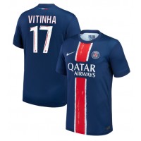 Maglia Calcio Paris Saint-Germain Vitinha #17 Prima Divisa 2024-25 Manica Corta